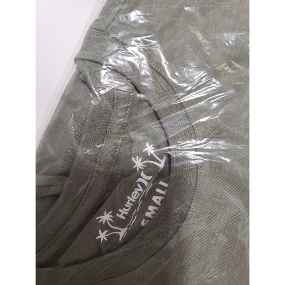 Hurley EVD H20-Dri Lined Slub Short Sleeve Tee in Army Green - Size Small - Picture 6 of 7